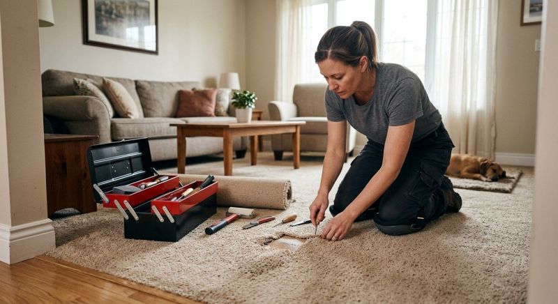 Basement Carpet Repair in Denver County, CO