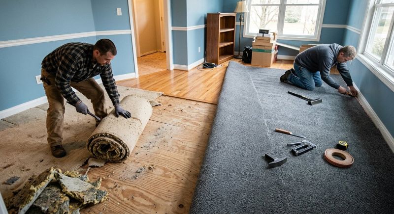 Basement Carpet Replacement in Freehold, NJ